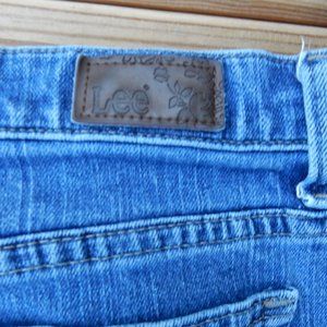 Lee Denim Blue Jeans Women's Size 18 Long Relaxed Straight Leg At the Wa…